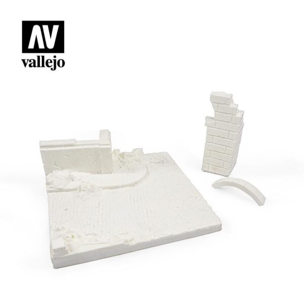 Vallejo    Vallejo Scenics - Scenery: German Ruined Building - VALSC003 - 8429551984607