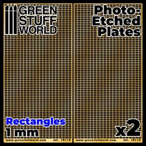Green Stuff World    Photo-etched Plates - Large Rectangles - 8436574506112ES - 8436574506112