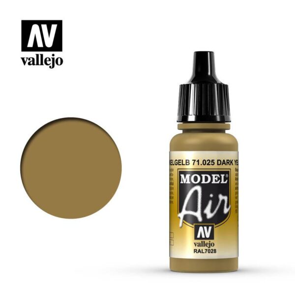 Vallejo    Model Air: Dark Yellow - VAL025 - 8429551710251