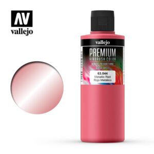 Vallejo    Vallejo Premium Color - 200ml Pearl & Metallics Red - VAL63044 - 8429551630443