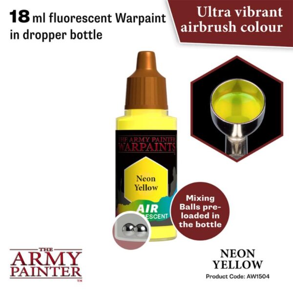 The Army Painter    Warpaint Air: Neon Yellow - APAW1504 - 5713799150485