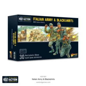Warlord Games Bolt Action   Italian Army & Blackshirts - 402015801 - 5060917990103