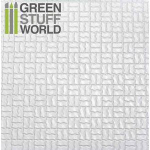 Green Stuff World    ABS Plasticard - OFFSET CURVED Textured Sheet - A4 - 8436554361151ES - 8436554361151
