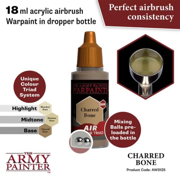 The Army Painter    Warpaint Air: Charred Bone - APAW3125 - 5713799312586