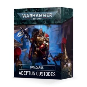 Games Workshop Warhammer 40,000   Datacards: Adeptus Custodes (Ninth Edition) - 60220108006 - 5011921159772