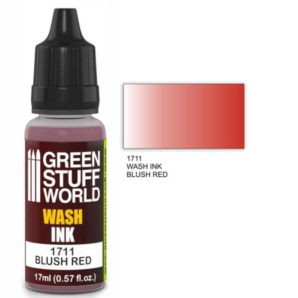 Green Stuff World    Wash Ink BLUSH RED - 8436574500707ES - 8436574500707