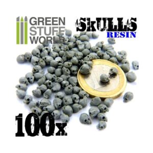 Green Stuff World    100x Resin Skulls - 8436554363438ES - 8436554363438