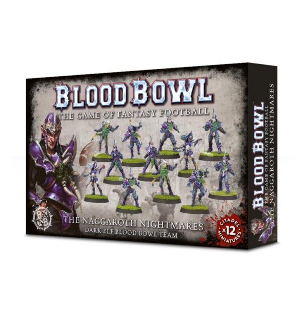 Games Workshop Blood Bowl   Blood Bowl: Dark Elf Team - The Naggaroth Nightmares - 99120912002 - 5011921146222