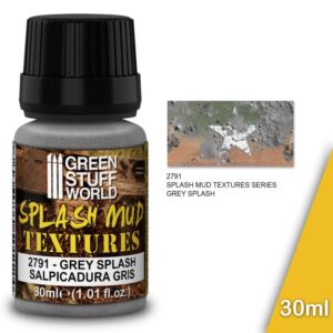 Green Stuff World    Splash Mud Textures - GREY 30ml - 8435646501512ES - 8435646501512