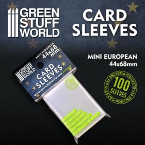 Green Stuff World    Card Sleeves - Mini European 44x68mm - 8436574508765ES - 8436574508765