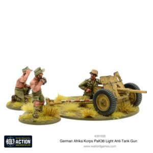 Warlord Games Bolt Action   Afrika Korps Pak 36 light anti-tank gun - 403012028 - 5060572502185