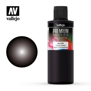 Vallejo    AV Vallejo Premium Color - 200ml - Candy Black - VAL63079 - 8429551630795