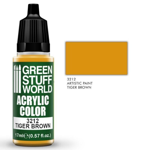 Green Stuff World    Acrylic Color TIGER BROWN - 8435646505725ES - 8435646505725