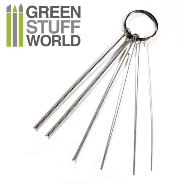 Green Stuff World    Airbrush Nozzle Cleaning Wires - 8436554364107ES - 8436554364107
