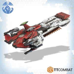 TTCombat Dropfleet Commander   Resistance Trident Battleship - TTDFX-RES-005 - 5060570137341