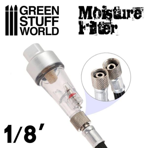Green Stuff World    Airbrush Moisture Air Filter 1/8 - 8436554364916ES - 8436554364916