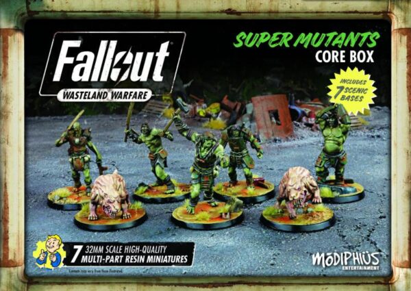 Modiphius Fallout: Wasteland Warfare   Fallout: Super Mutants Core Box - MUH051239 - 5060523340286