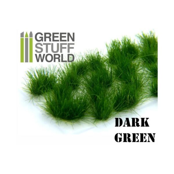 Green Stuff World    Grass TUFTS XL - 12mm self-adhesive - DARK GREEN - 8436554363490ES - 8436554363490