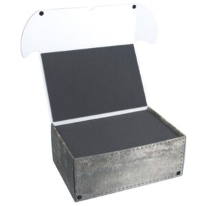 Safe and Sound    Combi BOX with  two raster foam trays - 100 mm deep & 40mm deep - SAFE-C-R100R40MM - 5907222526255