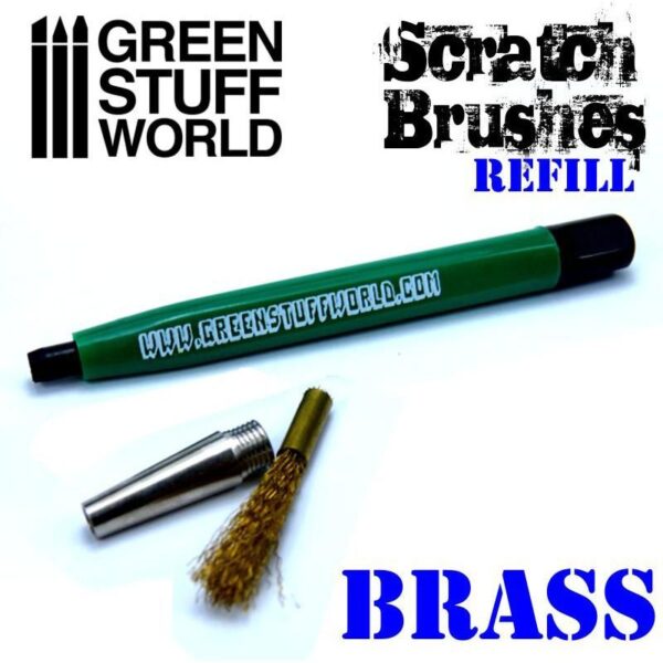 Green Stuff World    Scratch Brush Set Refill – Brass - 8436574500103ES - 8436574500103
