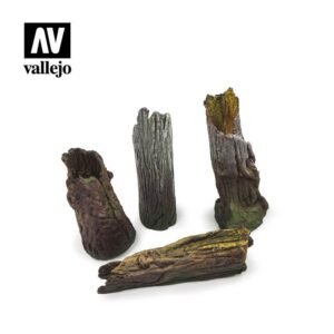 Vallejo    Vallejo Scenics - Scenery: Large Tree Stumps - VALSC303 - 8429551987134