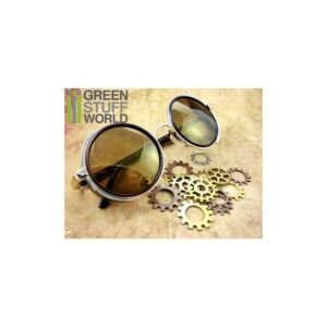 Green Stuff World    Retro SteamPunk goggles - GOLD frame - 8436554360864ES - 8436554360864
