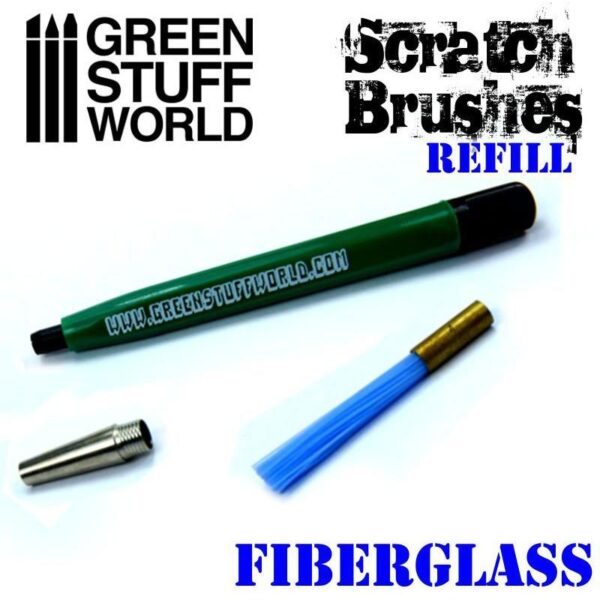 Green Stuff World    Scratch Brush Set Refill – Fibre Glass - 8436574500127ES - 8436574500127