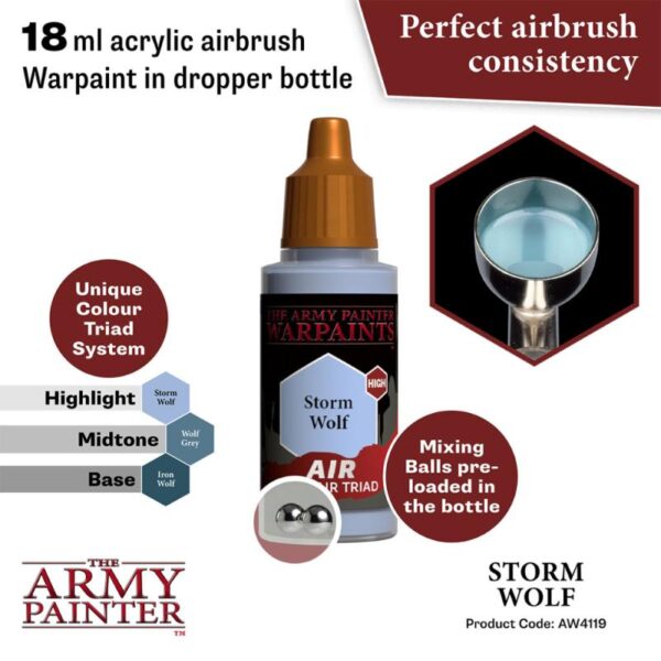 The Army Painter    Warpaint Air: Storm Wolf - APAW4119 - 5713799411982