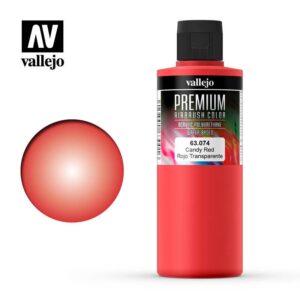 Vallejo    AV Vallejo Premium Color - 200ml - Candy Red - VAL63074 - 8429551630740