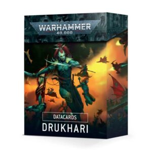 Games Workshop Warhammer 40,000   Datacards: Drukhari (Ninth Edition) - 60050112002 - 5011921140350