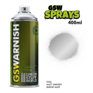 Green Stuff World    SPRAY MATT Varnish 400ml - 8436574505955ES - 8436574505955