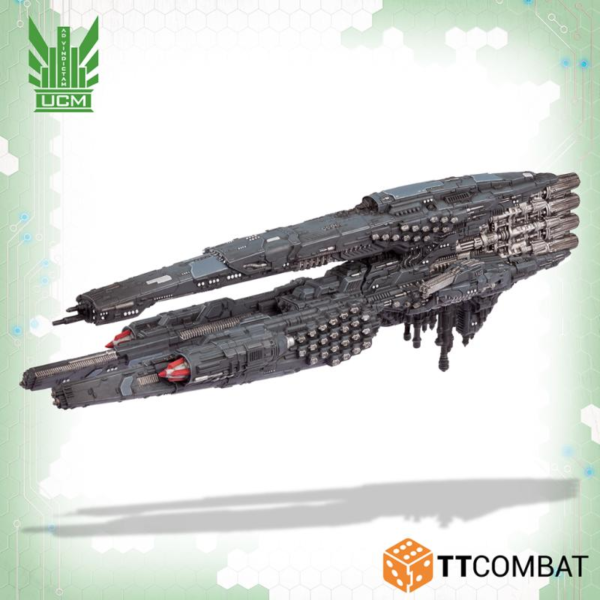 TTCombat Dropfleet Commander   UCM Rome Battlecruiser - TTDFR-UCM-008 - 5060880911600