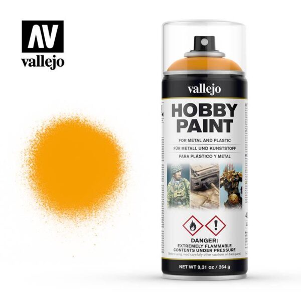 Vallejo    AV Spray Primer: Fantasy Color - Sun Yellow 400ml - VAL28018 - 8429551280181
