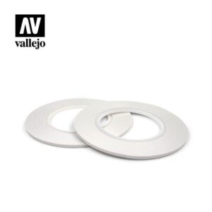 Vallejo    AV Vallejo Tools - Flexible Masking Tape 2mm x 18m - VALT07008 - 8429551930420