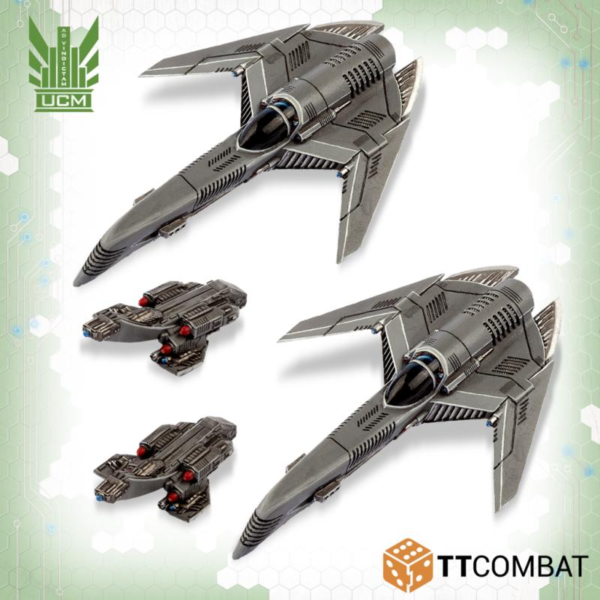 TTCombat Dropzone Commander   Archangel Interceptors - TTDZR-UCM-004 - 5060570137457