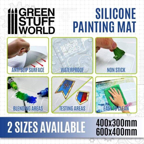 Green Stuff World    XL Silicone Painting Mat 600x400mm - 8435646500737ES - 8435646500737