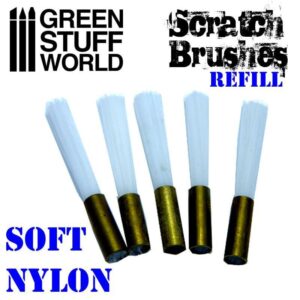 Green Stuff World    Scratch Brush Set Refill – Soft nylon - 8436574500134ES - 8436574500134