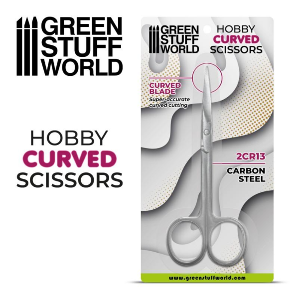 Green Stuff World    Hobby Scissors - Curved Tip - 8435646503691ES - 8435646503691