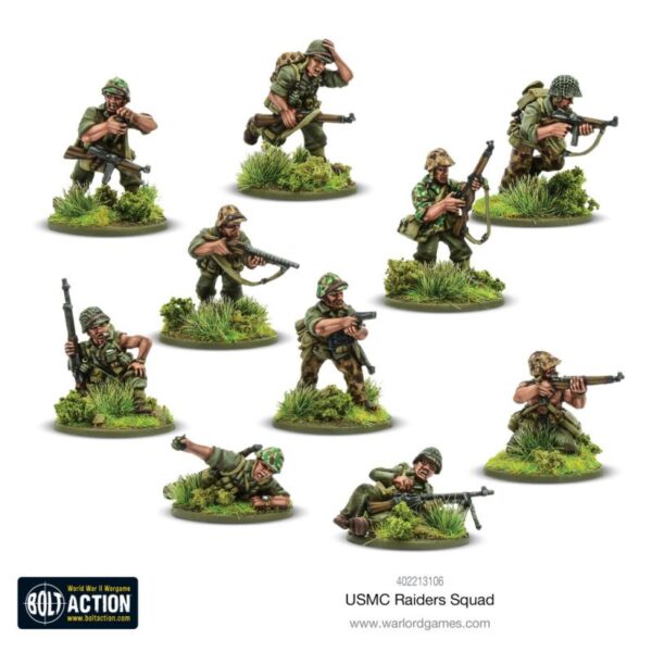 Warlord Games Bolt Action   US Marine Raider squad - 402213106 - 5060572508026