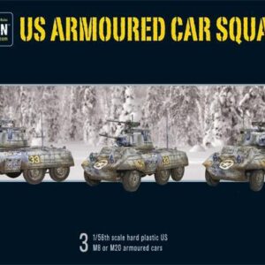 Warlord Games Bolt Action   US Armoured Car Squadron (3 M8/M20 Greyhound Scout Cars) - WGB-START-32 - 5060393703198