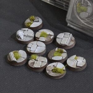 Gamers Grass    Battle Ready: Temple Bases Round 25mm (x10) - GGB-TR25 - 738956789167