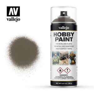 Vallejo    AV Spray Color Primer - AFV US Olive Drab 400ml - VAL28005 - 8429551280051