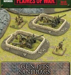 Gale Force Nine    Flames of War: Sandbags Gun Pit Markers - BB120 - 9420020216693