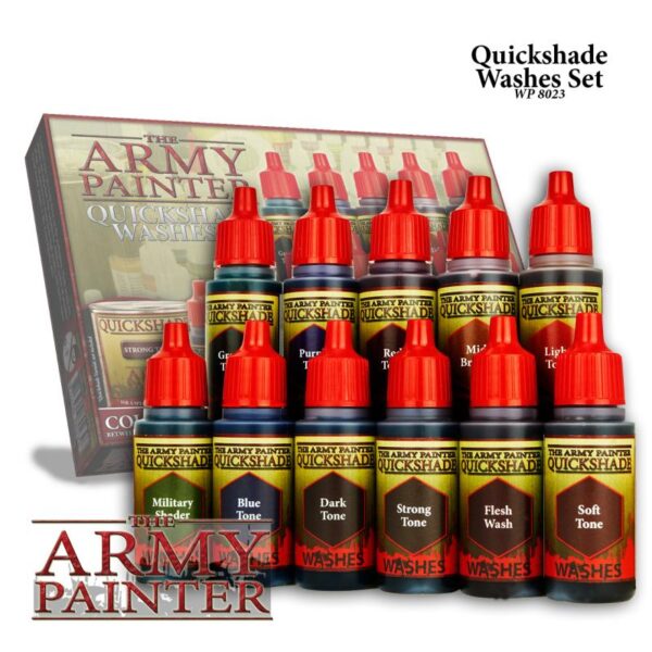 The Army Painter    Warpaints Quickshade Washes Paint Set - APWP8023 - 5713799802308