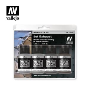 Vallejo    AV Vallejo Metal Color Set - Jet Exhaust - VAL77602 - 8429551776028