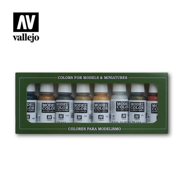 Vallejo    Vallejo Model Color Set - Metallics (x8) - VAL70118 - 8429551701181