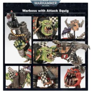Games Workshop (Direct) Warhammer 40,000   Ork Warboss with Attack Squig - 99120103111 - 5011921173891