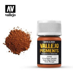 Vallejo    Vallejo Pigment - Dark Red Ocre - VAL73107 - 8429551731072