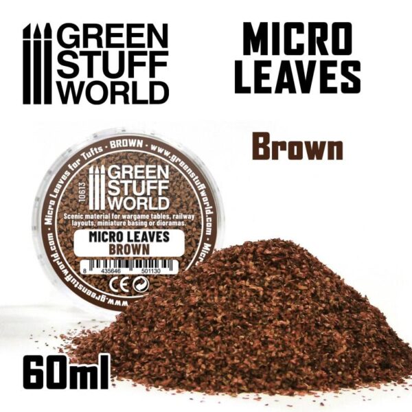 Green Stuff World    Micro Leaves - Brown mix - 8435646501130ES - 8435646501130