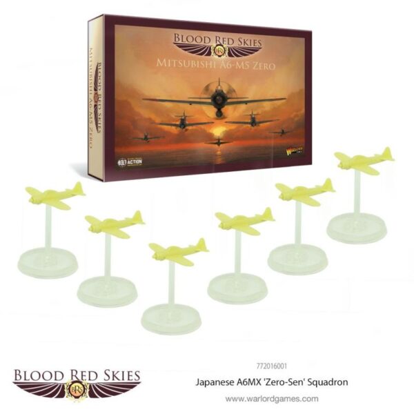 Warlord Games Blood Red Skies   Japanese A6MX 'Zero' - 772016001 - 5060393707073